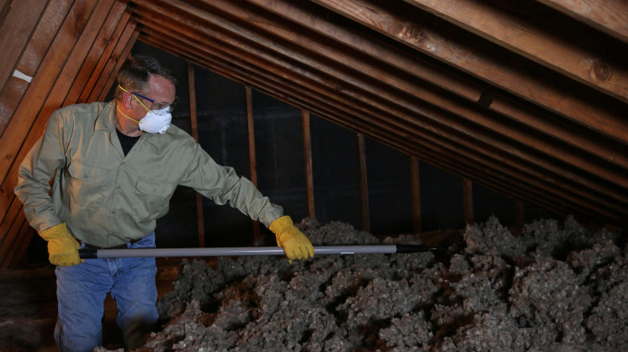 Shake & Rake Fiberglass Attic Insulation Knauf Insulation